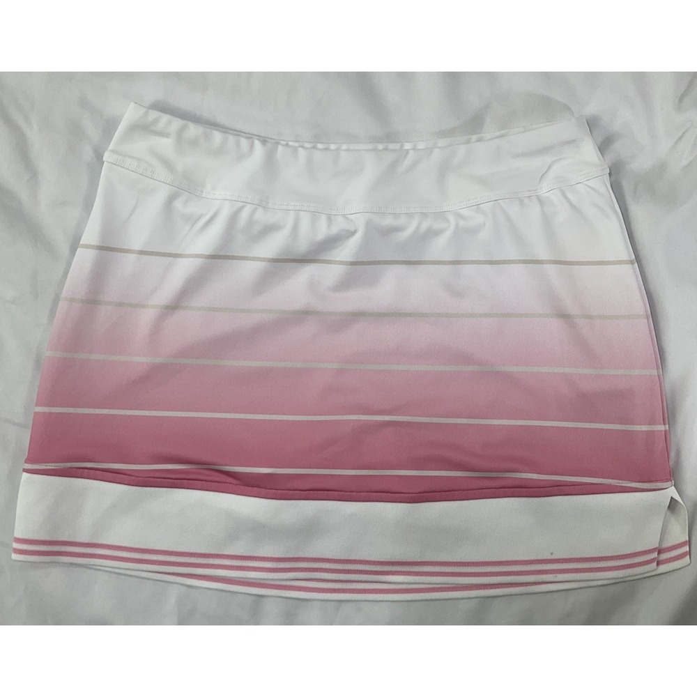 InPhorm Women's Sz S Striped Pinks Golf/Tennis/Pickleball Skort Athleisure 712